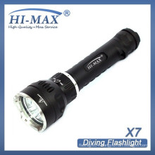 Wholesale price long distance 18650/26650 battery led flashlight magnetic base light